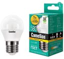 Лампа светодиодная Camelion Е27 тёплый свет, шар, 7Вт