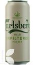 Пиво CARLSBERG WILD UNFILTERED светлое, нефильтрованное, 4,5%, 0.45л
