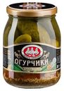 Огурчики Скатерть-Самобранка маринованные хрустящие 680 г