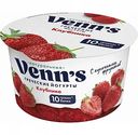 Йогурт греческий Venn's с клубникой 0,1%, 130 г