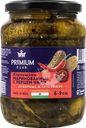 Корнишоны маринованные PREMIUM CLUB с перцем чили 6–9см