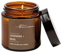 Свеча Stella Fragrance Lavender+Basil ароматическая, 90г