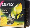 Чай Curtis Delicate Mango зеленый, 20 пирамидок