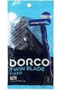 Станок Dorco twin blade fixed для бритья одноразовый, 5шт