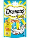 Лакомство Dreamies Mix подушечки с лососем и сыром для взрослых кошек 60г