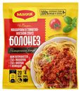 Смесь сухая Maggi На второе для макарон в томатно-мясном соусе болонез 30г