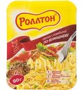 Лапша по-домашнему Роллтон с говядиной в лотке, 90 г