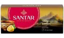 Чай черный Santar Tasty Lemon с чабрецом/цедрой цитрусовых и ароматом лимона, 25х1.5г
