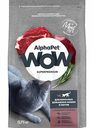 Сухой полнорационный корм Alphapet c говядиной и печенью для взрослых домашних кошек и котов AlphaPet WOW Superpremium, 750 г