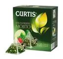 Чай зелёный "Strawberry Mojito", CURTIS, 20 пирамидок, 34 г