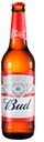 Пиво BUD® светлое пастеризованное фильтрованное 5%, 0,44л