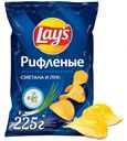 Чипсы Lay's со вкусом сметаны и лука, 225 г