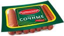 Сосиски ВЕЛИКОЛУКСКИЙ МК Сочные вареные, 580г