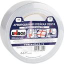 Клейкая лента армированная Unibob на основе х/б ткани, 48 мм х 40м