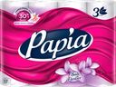 Бумага туалетная PAPIA Bali Flower 3-слоя