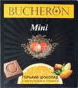 Шоколад горький BUCHERON Mini с апельсином и орехами, 40г