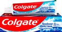 Зубная паста COLGATE Тройное действие Экстра отбеливание для восстановления естественной белизны зубов с первого применения, 100мл