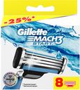 Кассеты для бритья  Gillette Mach3 Start  сменные, 8шт
