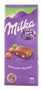 Шоколад Milka молочный с цельным фундуком, 90 г