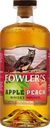 Настойка FOWLERS Яблоко-персик с виски 35%, полусладкая