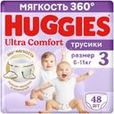Трусики-подгузники Huggies Ultra Comfort размер 3 6-11кг 48шт.