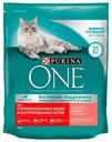 Сухой корм Purina One c лососем для стерилизованных кошек и кастрированных котов 750 г