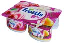 Продукт Йогуртный Fruttis пастеризованный Суперэкстра Вишневый пломбир Груша-Ваниль 8 % 115 г