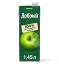 Нектар Добрый Фермерские яблочки яблочный для детского питания 1.45л