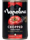 Томаты Napolina резаные в томатном соке, 400г