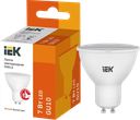 Лампа IEK LED PAR16, софит, 7Вт, 230В, 3000К, GU10