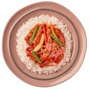 Свинина в соусе барбекю с рисом Перекрёсток Select, 240г