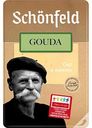Сыр твёрдый Гауда Schonfeld 45%, нарезка, 125 г