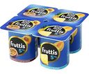 Продукт йогуртный Сливочное лакомство Fruttis в ассортименте: Маракуйя-персик, Ананас-дыня 5%, 115г