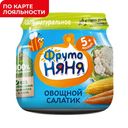 Пюре ФРУТОНЯНЯ, Цветная капуста, кукуруза, морковь, 80г