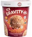 Мороженое пломбир Чистая Линия Ice Gravity Фантастическое крем-брюле 12%, 270 г