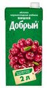 Нектар «Добрый» яблоко, черноплодная рябина, вишня, 2 л
