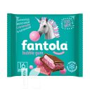 Шоколад FANTOLA молочный с начинкой Blue Gum и печеньем 60г