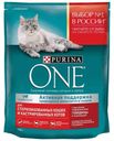 Корм для стерилизованных кошек и кастрированных котов Purina One 750г с говядиной и пшеницей