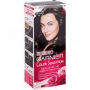 Крем-краска для волос стойкая Garnier Color Sensation 3.11 Пепельный чёрный, 60 мл + 40 мл + 12 мл