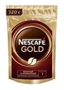 Кофе Nescafe Gold растворимый с добавлением молотого 320г