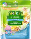Каша многозерновая HEINZ 5 злаков, молочная с бананом, яблоком и Омега-3, с 6 месяцев, 200г