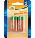 Батарейки алкалиновые Глобус AAA/R03/LR03, 4шт.
