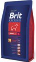 Корм для взрослых собак крупных пород Brit Premium курица и 5 трав, 3 кг