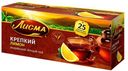 Чай черный «Лисма» Крепкий Лимон в пакетиках, 25х1.5 г