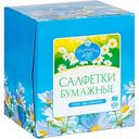 Салфетки бумажные Ромашкин луг универсальные 2 слоя, 100шт.