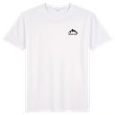 Футболка мужская Горы белая, размер 48