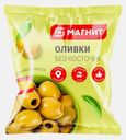 Оливки Магнит зеленые без косточки 170г