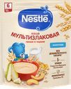 Каша мультизлаковая NESTLE молочная, с грушей и персиком, с 6 месяцев