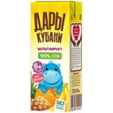 Сок Дары Кубани Мультифрукт с 6 месяцев, 0,2 л 