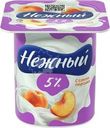 Йогуртный продукт Нежный Сливочный с соком персика 5% 100г